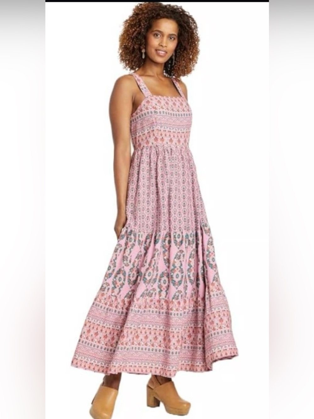 Knox Rose Cotton Tiered Maxi Dress